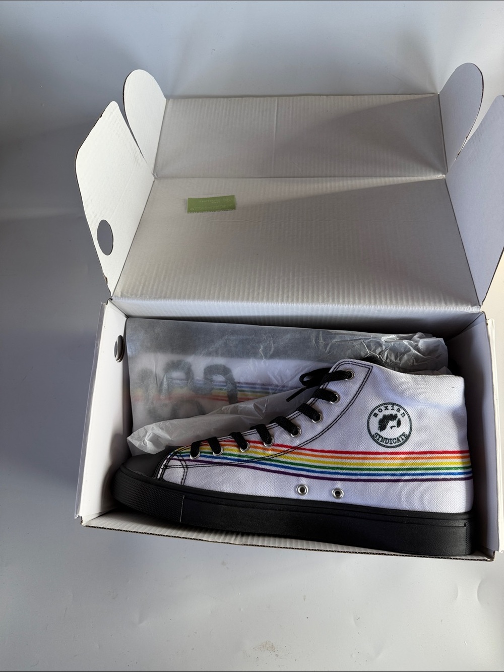 Rainbow pride chuck Taylor adult shoes